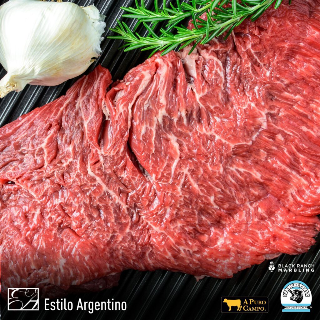 Flap Steak Black Ranch Marbling Uruguay Argentinien Premium Steak Argentinien Grass Fed Grain Fed